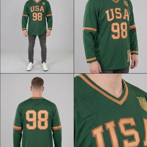 เสื้อเจอร์ซีย์อเมริกันฟุตบอลแบบคอวี ผ้าตาข่าย สำหรับฝึกซ้อมกีฬา แขนยาว เสื้อทีมอเมริกันฟุตบอล - Product Image 5