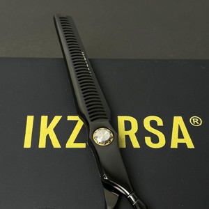Customized Color Paper Coated Stainless Steel Sharp Hair Thinning Scissors with Round Handle Barber Thinning Shears in Low MOQ - Product Image 4