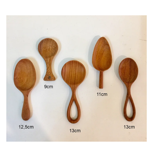 Juego de Cucharas Medidoras de Madera para Café, Té y Especias, Ecológicas, No Tóxicas, Aptas para Lavavajillas, Accesorios de Cocina, Logotipo Personalizado, para Fiestas - Product Image 1