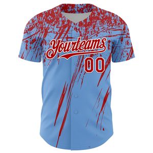 Maillot de baseball en coton biologique 100 % avec sérigraphie, logo frontal, boutons intégraux, OEM ODM, manches courtes, toutes saisons, vente en gros - Product Image 4