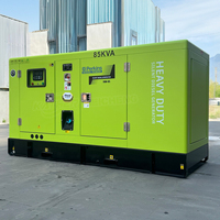 Groupe électrogène diesel silencieux CE RoHS 50kva 60kva 70kva 80kva 100kva 125kva avec ATS AVR