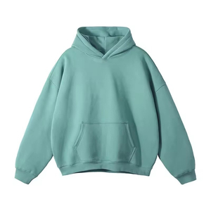 Sweat-shirt à capuche ample pour femme, 100% coton écologique, manches longues, léger, hiver, coupe classique - Product Image 2