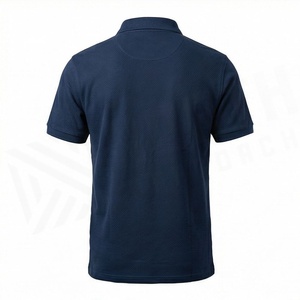 เสื้อโปโลชายแขนสั้นผ้าฝ้ายคุณภาพพรีเมียม คอตั้ง ความยาวปกติ เสื้อยืดท็อปส์ สีสันปรับแต่งได้ ชุดกีฬา - Product Image 2