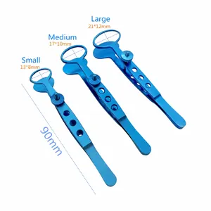 Pinzas para Calazión de Acero Inoxidable, Instrumento Quirúrgico Oftalmológico, Pinzas para Párpados de Punta Fina para Aplicaciones Oftálmicas Profesionales - Product Image 2