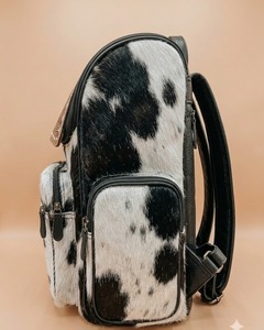 Hand Tooled Leather Diaper <b>Backpack</b> <b>Large</b> Capacity Travel Bag Floral Embossed Multi Functional Motherhood <b>Backpack</b> - Product Image 2