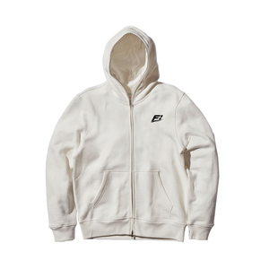 Sweat à capuche unisexe personnalisé avec fermeture éclair intégrale, couleur unie, coupe décontractée ample, 100 % coton, style streetwear Y2K, vente en gros pour hommes - Product Image 1
