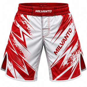 กางเกงชกมวย MMA แบบกำหนดเอง กางเกงมวยไทย กางเกงฝึกซ้อมคิกบ็อกซิ่ง กางเกงกีฬาแห้งเร็ว น้ำหนักเบา กางเกงศิลปะการต่อสู้ - Product Image 1