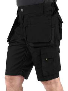 Best Quality 100% Cotton Casual Elastic Waist Breathable Quick Dry Cargo <b>Shorts</b> for <b>Men</b> Summer <b>Green</b> OEM Cheap Price Carg <b>shorts</b> - Product Image 5