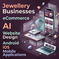 Software de IA para ERP y CRM para Empresas de Joyería, Aplicaciones Móviles para Android e iOS, Diseño de Sitios Web, Plugin para WordPress y Shopify, Comercio Electrónico