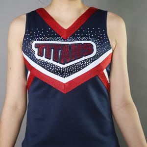 Nouveaux uniformes de cheerleading personnalisés et ensembles d'entraînement, vêtements de sport confortables 100% polyester avec couleurs et designs personnalisables - Product Image 2