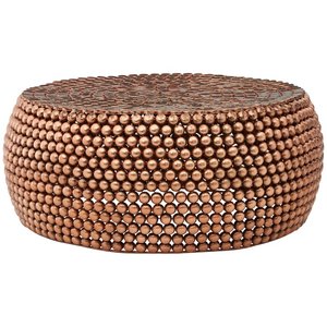 Stylish Minimalist Metal Coffee <b>Table</b> with Open Frame Design and Long Lasting Powder Coated Surface for Modern <b>D</b>écor - Product Image 6