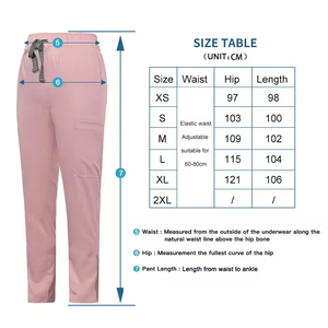 Pantalon de travail athlétique pour femme, pantalon de jogging médical, pantalon de travail pour infirmières avec poches - Product Image 6