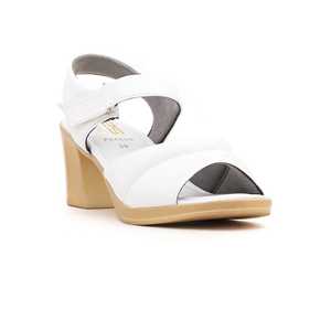 Sandalia de tacón formal blanco FR4880 - Product Image 3