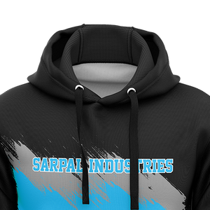 Sweat-shirt à capuche personnalisé pour homme en molleton de coton et polyester 340g, impression sérigraphique, sweat-shirt épais, vente en gros de sweats à capuche pour homme - Product Image 2