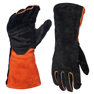 Gants de soudage résistants à la chaleur, gants de sécurité en cuir robustes, gants de travail industriels et pour travaux métalliques, gants de soudage à l'arc - Product Image 6