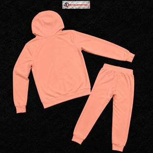 Premium <b>Mens</b> Peach Tracksuit Set Full Zip <b>Hoodie</b> And Jogger Pants Custom Athletic Sportswear Training Gym <b>Running</b> Fitness Casual - Product Image 6