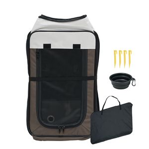 Parc de jeu pliable pour animaux de compagnie 46 pouces, cage portable pour chien, chenil, toile Oxford 600D imperméable de qualité supérieure pour chiot et chat - Product Image 1