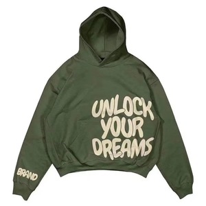 Ensemble de survêtement 2 pièces personnalisé avec logo, short à capuche oversize, streetwear pour hommes, coton lourd respirant, ensemble sweat à capuche et short OEM - Product Image 2