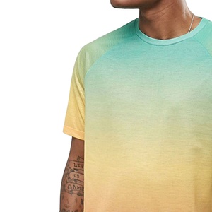 T-Shirt manches courtes pour hommes, élégant, col rond, en coton, Sublimation, à la mode, - Product Image 1