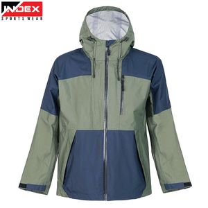 เสื้อแจ็คเก็ตกันฝนสำหรับผู้ชายแบบมีฮู้ด กันลม แห้งเร็ว เหมาะสำหรับทุกฤดู - Product Image 1