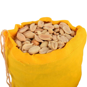 New Simple Design Cotton Yellow Solid Color With Custom Logo And Printing Wholesale Rate Cotton Drawstring <b>Bags</b> - Product Image 6