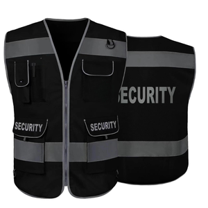 Summer Hi Visibility Construction Safety Jacket Lightweight Sun Protection Clothes for Men security Reflector Vest. - Product Image 2