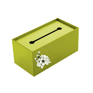 Custom Logo Modern Tissue Box Dispenser Organizer <b>Printed</b> Design for Office Desk <b>Coffee</b> Table or Dining - Product Image 6