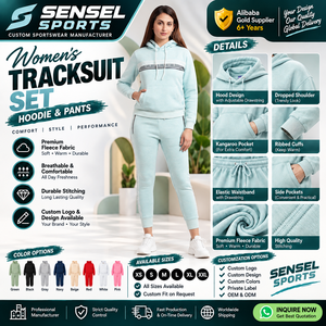 Conjunto Deportivo Informal con Capucha, Sudadera y Pantalones Deportivos, Cómodo para Uso Diario, Trajes Deportivos para Mujer 100% - Product Image 1