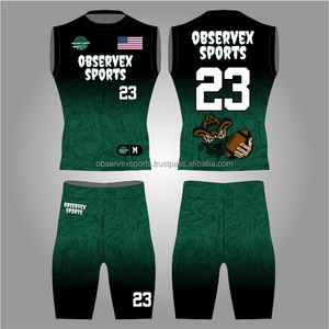 Uniformes Personalizados 7v7, Camisetas de Compresión 7on7 para Jóvenes y Adultos, Uniformes Ligeros para Fútbol Americano - Product Image 1