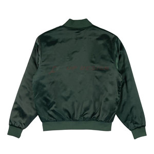 Chaqueta de Satén para Hombre, Precio Económico, Color Sólido, Cuello Alto, Bolsillos Laterales, Transpirable, Ecológica, Personalizable, para Invierno - Product Image 2