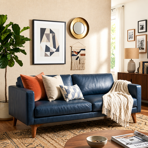 Real <b>Leather</b> <b>Sofa</b> Various Choices of Color Genuine <b>Leather</b> <b>Cover</b> Loveseat for Living Room Furniture Cafe Restaurant Seating - Product Image 1