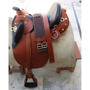 Silla de montar australiana de cuero genuino de diseñador con grabado, con estructura de madera, suave y de alta comodidad para equitación, ¡Gran oferta! - Product Image 5