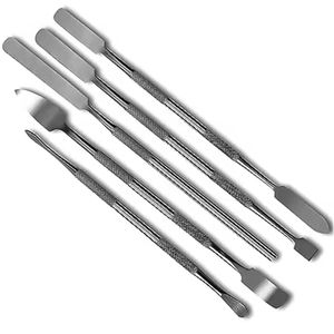 Spatules dentaires manuelles, lot de 5 pièces, en acier inoxydable, instruments chirurgicaux à double extrémité, certifiés CE Classe I, outils de mélange dentaire - Product Image 6