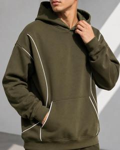 Sudadera con Capucha Personalizada para Hombre, Talla Grande, 370g, Ecológica, de Spandex/Algodón, Sudadera Unisex con Frente Sólido, Forro Polar Grueso, Diseño Único - Product Image 5