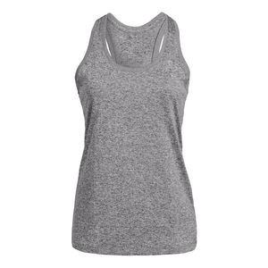 Camiseta sin mangas de punto para mujer, OEM, para gimnasio, yoga, ropa deportiva, logotipo frontal personalizado, 100% algodón, transpirable, estilo vintage - Product Image 4