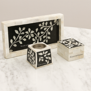 Quemador de Incienso Eléctrico de Lujo ROYAL ARTISANS con Incrustaciones de Madreperla, Set de Incienso Oud, Venta al por Mayor para Oriente Medio - Product Image 2