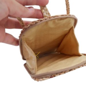 Water Hyacinth Crossbody <b>Phone</b> Bag: Eco-Friendly <b>Mobile</b> <b>Phone</b> Holder - Product Image 3