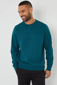 Sweat-shirt Homme Haute Qualité Personnalisé 100% Coton Durable Basique Coupe Ample Col Rond Surdimensionné avec Coutures Exposées pour l'Automne - Product Image 4