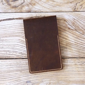 SOSH 4 Carnet de scores en cuir de vachette gaufré, écologique, léger et durable pour le golf (6,5x4) - Product Image 1