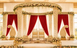 Graceful Crystal Mandap For Jain Weddings Premium Crystal Wedding Mandap for Marriage Functions Manufacturer & Worldwide Export - Product Image 2