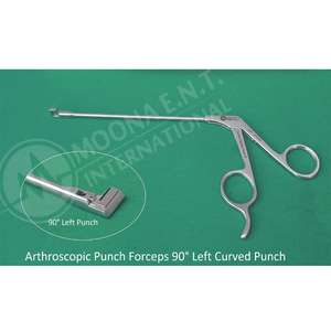 Pince à punch orthopédique pour arthroscopie, embout de punch gauche à 90°, manuelle, en acier inoxydable de qualité chirurgicale, haute qualité, certifiée CE - Product Image 2