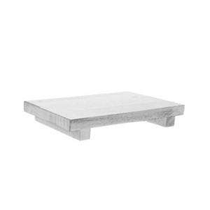 Base Decorativa de Madera Sólida, Soporte Rectangular de Madera para Portavelas, Macetas, Baño, Cocina, Mostrador - Product Image 1