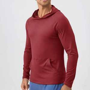 Survêtement de jogging unisexe en polyester de haute qualité, avec sweat à capuche entièrement zippé, coupe-vent, respirant, personnalisable avec logo, pour la course et le sport - Product Image 1