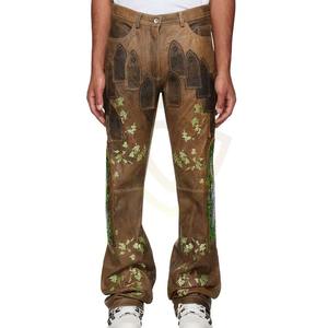 Pantalon en cuir de haute qualité à prix de gros, fabriqué avec la meilleure qualité, pantalon en cuir pour homme. - Product Image 4