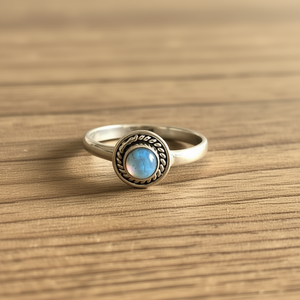 <b>Dainty</b> 2.7 Grams Labradorite Fine <b>Ring</b> - Product Image 3