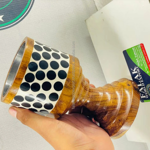 Quemador de Bakhoor con Diseño de Anís Estrellado y Incrustaciones de Madreperla, Aromático, Multiusos, para Incienso Árabe - Product Image 1