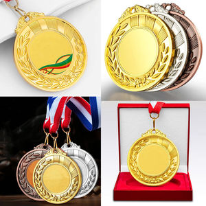 Médaille de Garde d'Honneur, Récompense pour l'Excellence au Service du Groupe, Bronze, Taille Réelle, Haute Qualité, Sur Mesure, Style 2025, Rubans Tissés Solubles dans l'Eau, Gagnant - Product Image 4