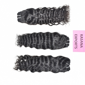 เครื่องจักรผลิตผมแท้จากวัดอันดราปัฎษฐ์ แบบ Double Weft ลอนลึก สีธรรมชาติ ผมอินเดียแท้แบบ Remy น้ำหนัก 100 กรัม แบบคลิปอิน - Product Image 4