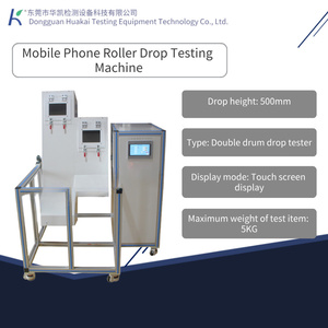 Trống kép IEC 60068-2-32 Tiêu chuẩn điện thoại di động độ bền <span class=keywords><strong>Tester</strong></span> trống thả Máy kiểm tra cho điện thoại thông minh thiết bị điện tử - Product Image 4