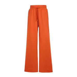 Pantalon cargo évasé pour femme, nouveau style été, coupe droite large, couleur unie, décontracté - Product Image 1